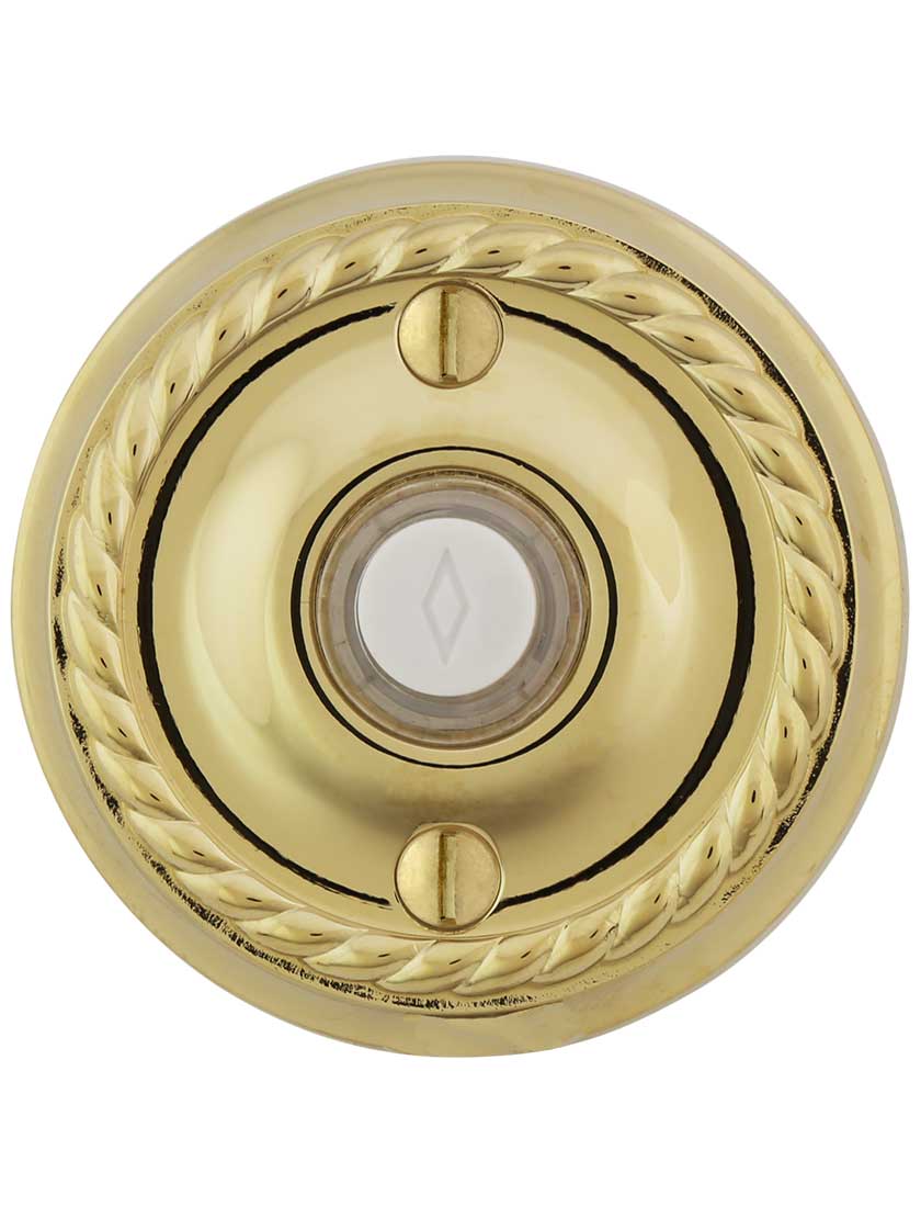 Doorbell Button with Rope Rosette